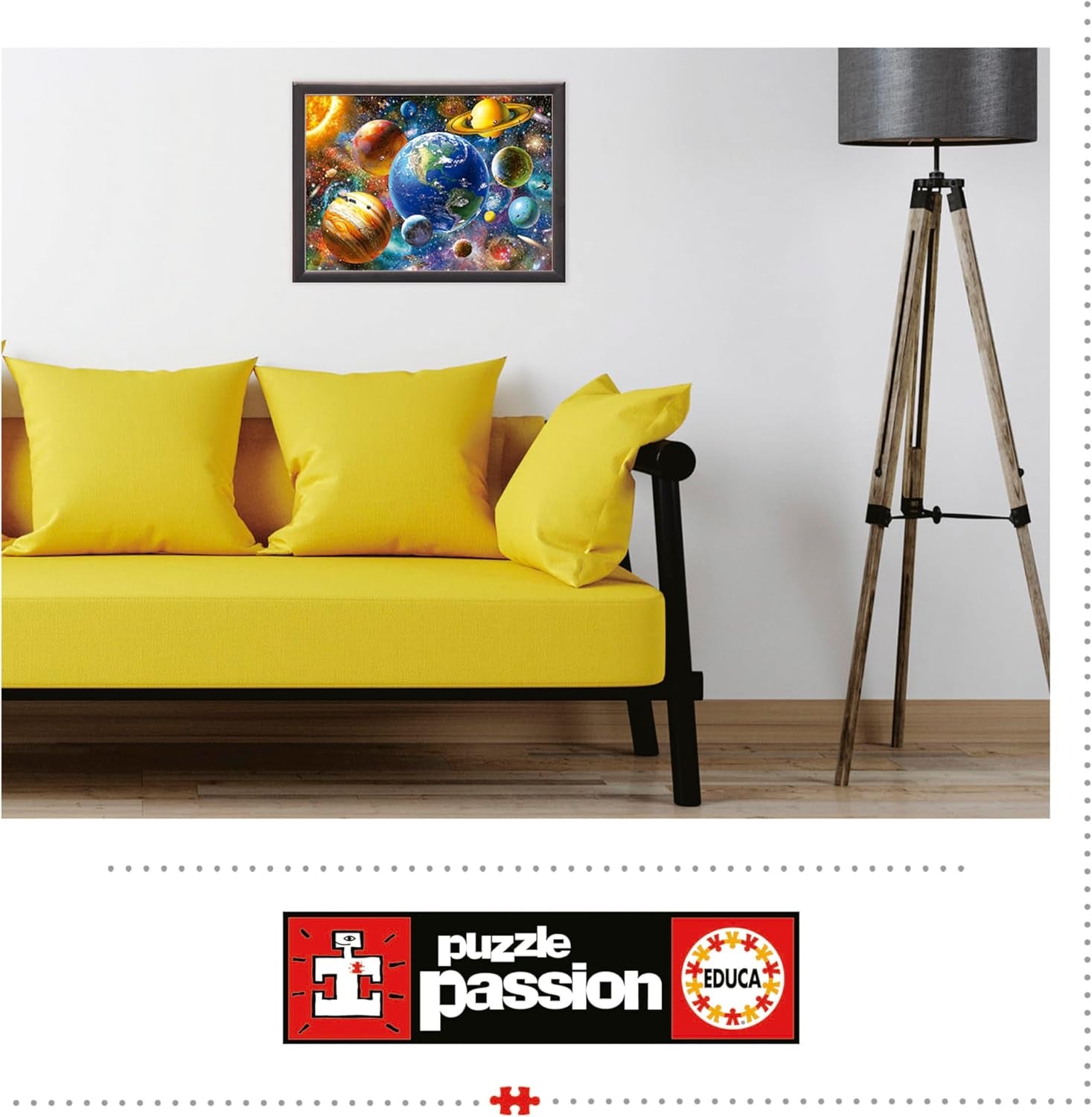 Educa - Puzzle 500 dílků pro dospělé | Sluneční soustava, puzzle 500 dílků pro dospělé a děti od 11 let, planety, vesmír, vesmír (18449) Puzzle Naty Shop