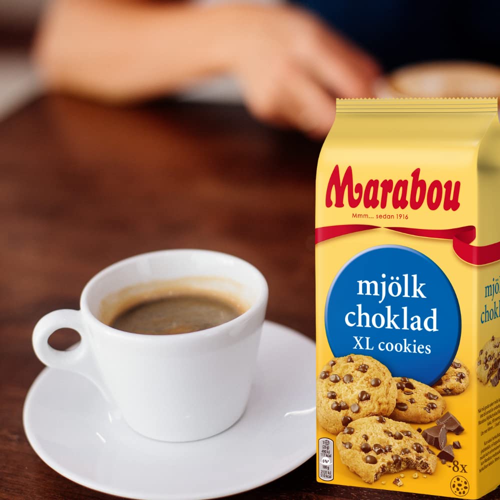 Daim Cookies Marabou Daim XL 10x184 g - Křupavé kousky Daim v lahodné sušence