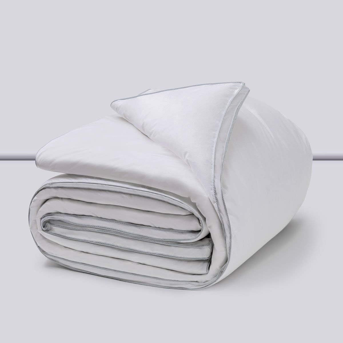 Platina, husí peří, 300 G/M², 240 X 220 Cm, bílá (bílá) Peřiny a přikrývky Naty Shop