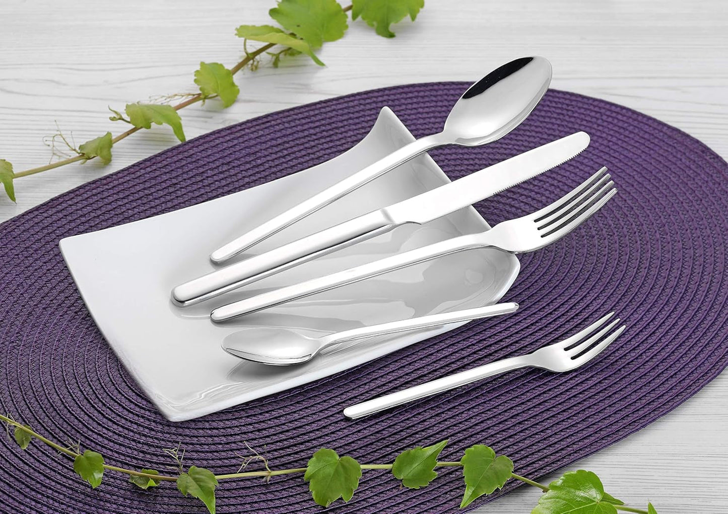 Sada příborů Bettina lesklý leštěný 30 kusů Kitchen Naty Shop