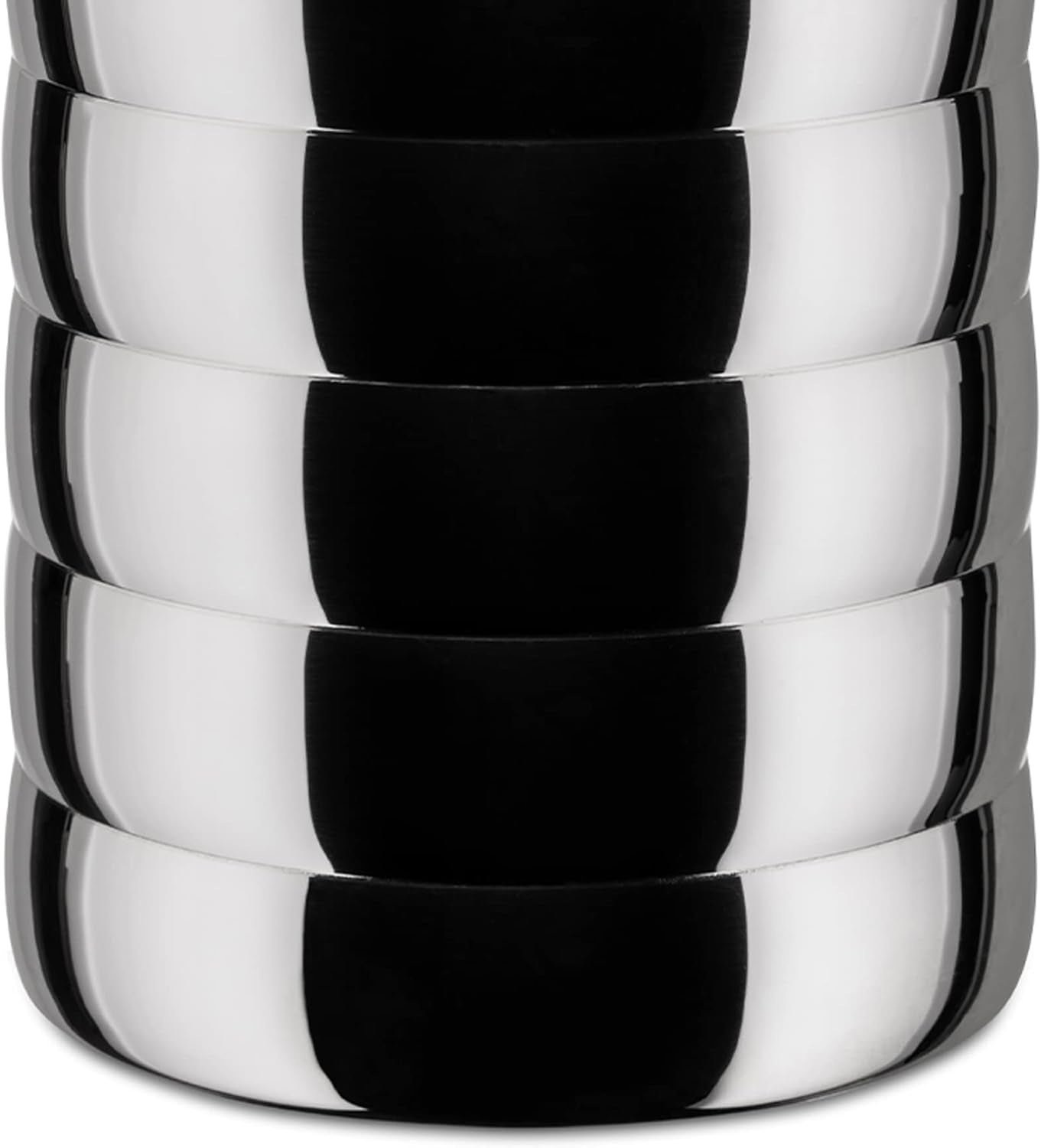 Alessi Kalistò 2 CB02 - Kuchyňská dóza z nerezové oceli 18/10 s hliníkovým knoflíkem, 114 cl, stříbrná Dózy na potraviny Naty Shop