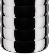 Alessi Kalistò 2 CB02 - Kuchyňská dóza z nerezové oceli 18/10 s hliníkovým knoflíkem, 114 cl, stříbrná Dózy na potraviny Naty Shop