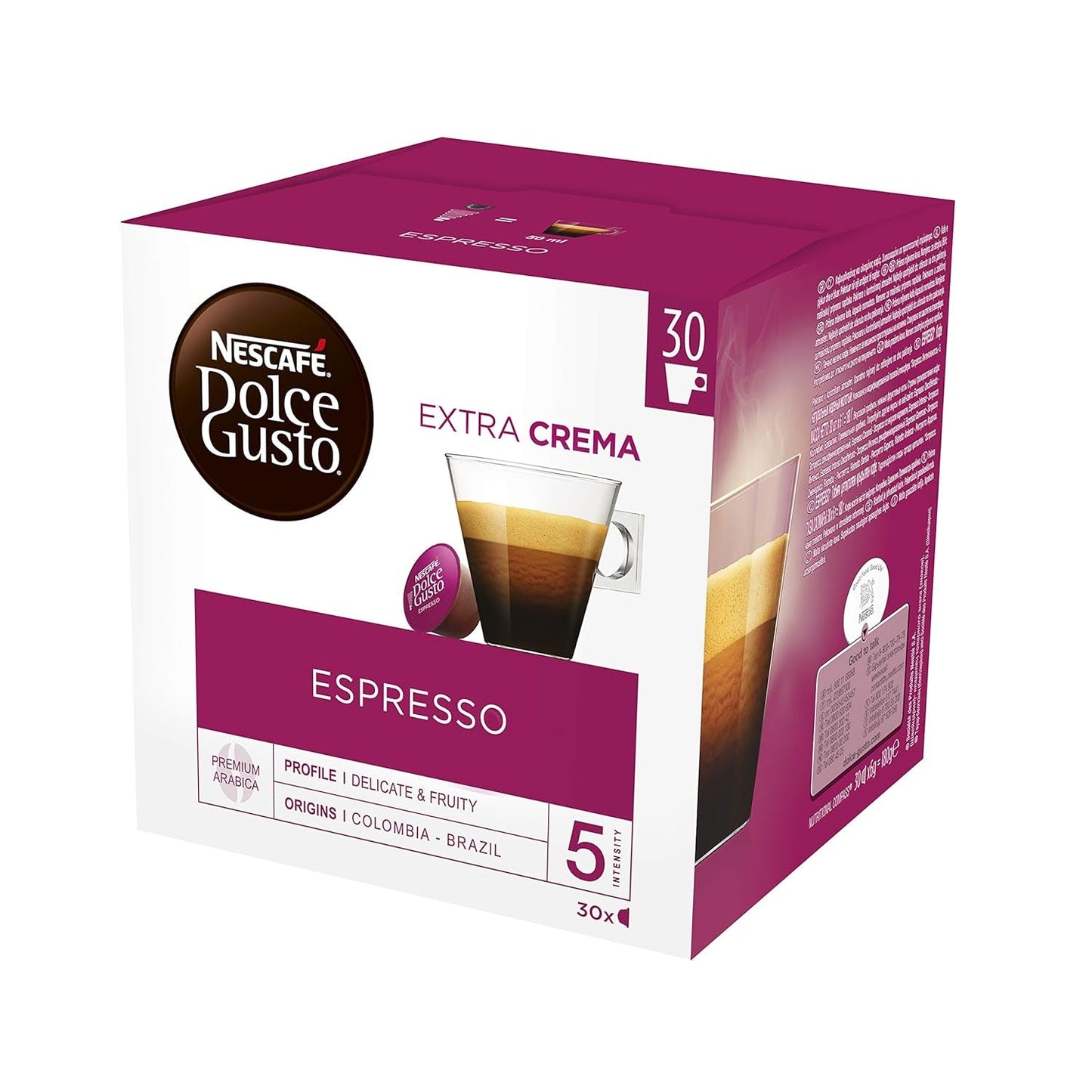 NESCAFÉ Dolce Gusto Dallmayr Crema d´Oro, XXL-Vorratsbox, 90 kafékapsel, 3er Pack (3 x 30 Kapseln) & Espresso, XXL-Vorratsbox, 90 Kaffeekapseln, Aromaversiegelte Kapseln, 30er Pack (3 x Kapseln)