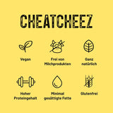 Kultivovaná jídla CHEATCHEEZ Veganská omáčka Gouda – bez laktózy a lepku
