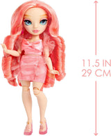 Panenka Rainbow High Fashion - Pinkly Paige - Růžová módní panenka v módním oblečení - s brýlemi a více než 10 barevnými doplňky na hraní - Ideální pro děti od 4 do 12 let a sběratele