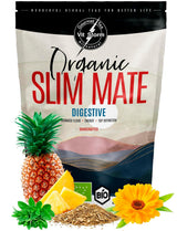 VITSTORM® Slim Tea Kardamom – BIO čaj Yerba Mate – Detoxikační a diuretický čaj – 100G