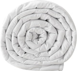 Dvojitá přikrývka Good Nite, 4,5 Tog, letní přikrývka, dvojitá přikrývka, bílá, přikrývka, polyester, měkká a lehká a lze ji prát v pračce s rohovými pásy (manželská postel 200 x 200 cm) Přikrývky a přikrývky Naty Shop 4,5 Tog Double 200Ã-200Cm
