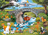 Puzzle Ravensburger pro děti - 10947 Animal Friends Family - Disney puzzle pro děti od 6 let, se 100 dílky ve formátu XXL Puzzle Naty Shop