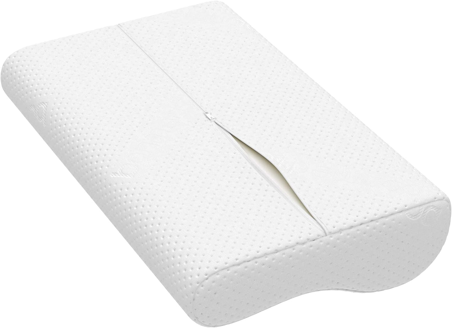 Velký ergonomický polštář Bonmedico - Ortopedický polštář na podporu krku - Polštář na krk pro spáče na boku, na záda - Polštář z paměťové pěny - Polštář na spaní pro dospělé - Wellness dárky Krční ortopedické polštáře Naty Shop
