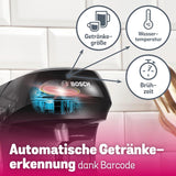 Bosch Tassimo Happy Friendly kávovar na kapsle TAS102E, 70+ nápojů, Vhodné pro všechny šálky, Auto-Stop, Trvale udržitelný, Perfektní dávkování, Úspora místa, 1400 W, Černá