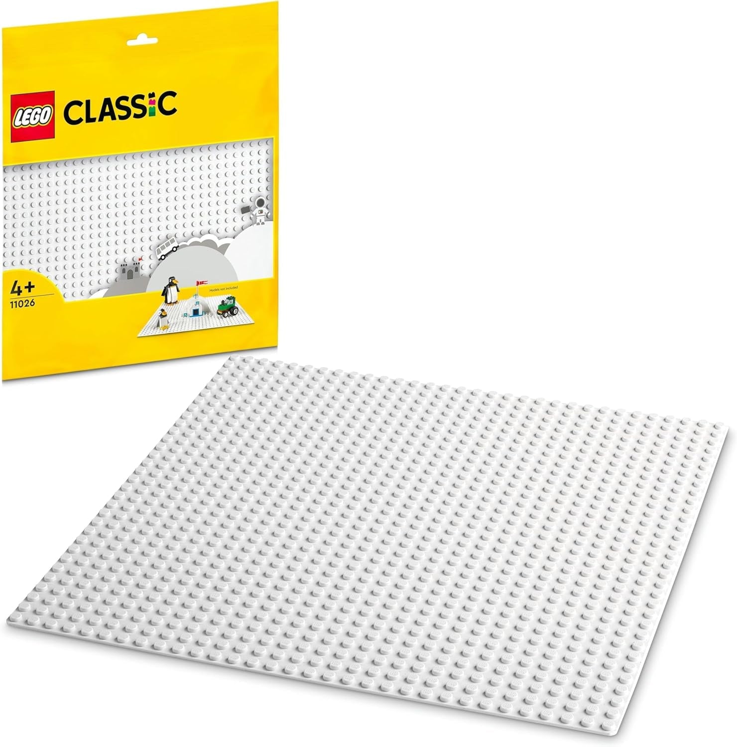 LEGO 11026 Classic Bílá stavebnice Čtvercová základní deska s prohlubněmi 32x32 jako základní sady Stavebnice Stavebnice Besuche den LEGO-Store Záruka 757 let na místě