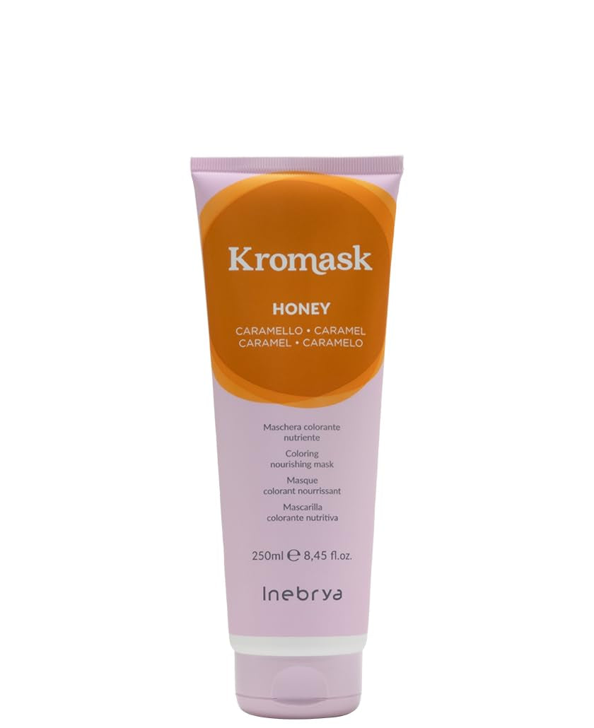 INEBRYA KROMASK barevná maska, vyživující, medová, 250 ml Maska na vlasy Naty Shop Výchozí název