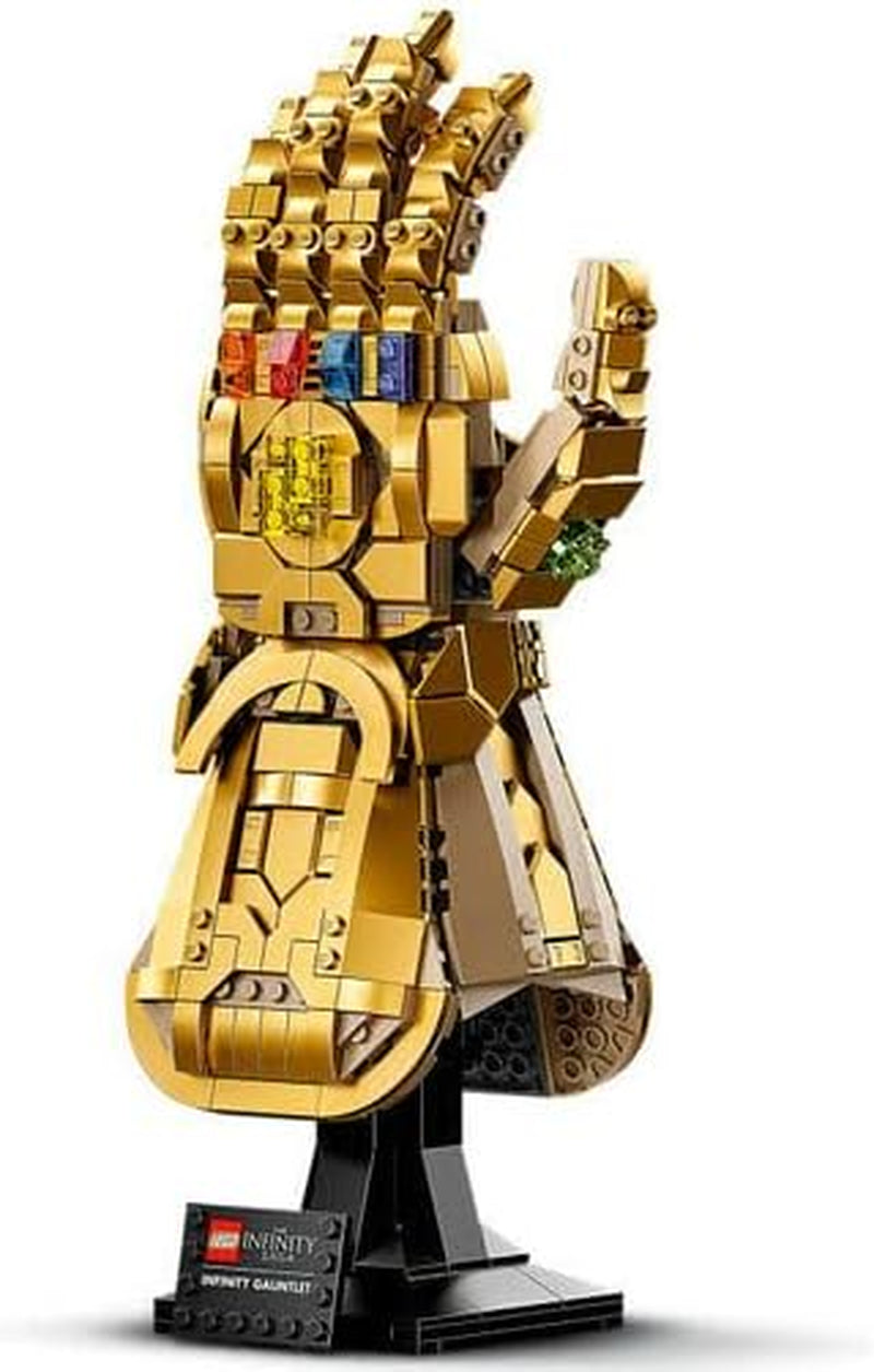 LEGO 76191 Marvel Super Heroes Rukavice na nekonečno Rukavice Avengers Model Rukavice Thanos Stavebnice pro dospělé Vějířový předmět Dárek pro muže Ženy Her Him Stavebnice Besuche den LEGO-Store