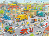 Puzzle Ravensburger pro děti - 10558 Vozidla ve městě - Puzzle pro děti od 6 let se 100 dílky ve formátu XXL Puzzle Naty Shop