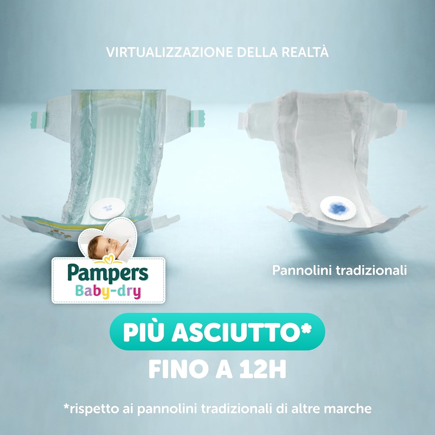 Pleny Pampers Baby Dry Junior DWCT, dvojbalení, velikost 5 (11-25 kg), 32 plen