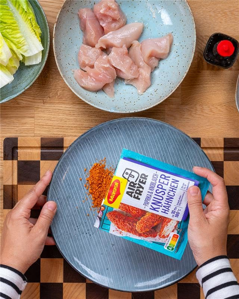 MAGGI Airfryer Knusper Hähnchen - Paprika und Knoblauch, 1er balení (1 x 39 g)