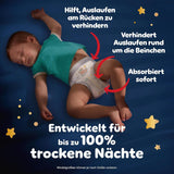 Pleny Pampers Night Pants velikost 6, 138 kusů, 13kg-19kg, poskytují extra ochranu po celou noc.