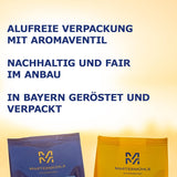 Martermühle Mexiko Bio Espressobohnen entkoffeiniert 1kg mittelkräftig I Arabica I Příchuť: Nugát, Zartbitterschokolade I Ganze Bio Espresso-Bohnen schonend geröstet, säurearm