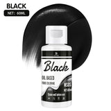 Fettlösliche Lebensmittelfarbe Für Schokolade - 60 ml Ölbasis Lebensmittelfarben Für Fondant, Torten Dekoration, Backen - Flüssige Food Coloring Für Kakaoutter, Buttercream, Kuchen (Schwarz) Naty Shop