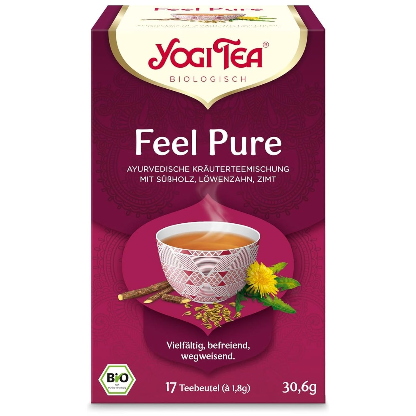 Yogi Tea Alpha Bio Detox, 17 sáčků, 30,6 g