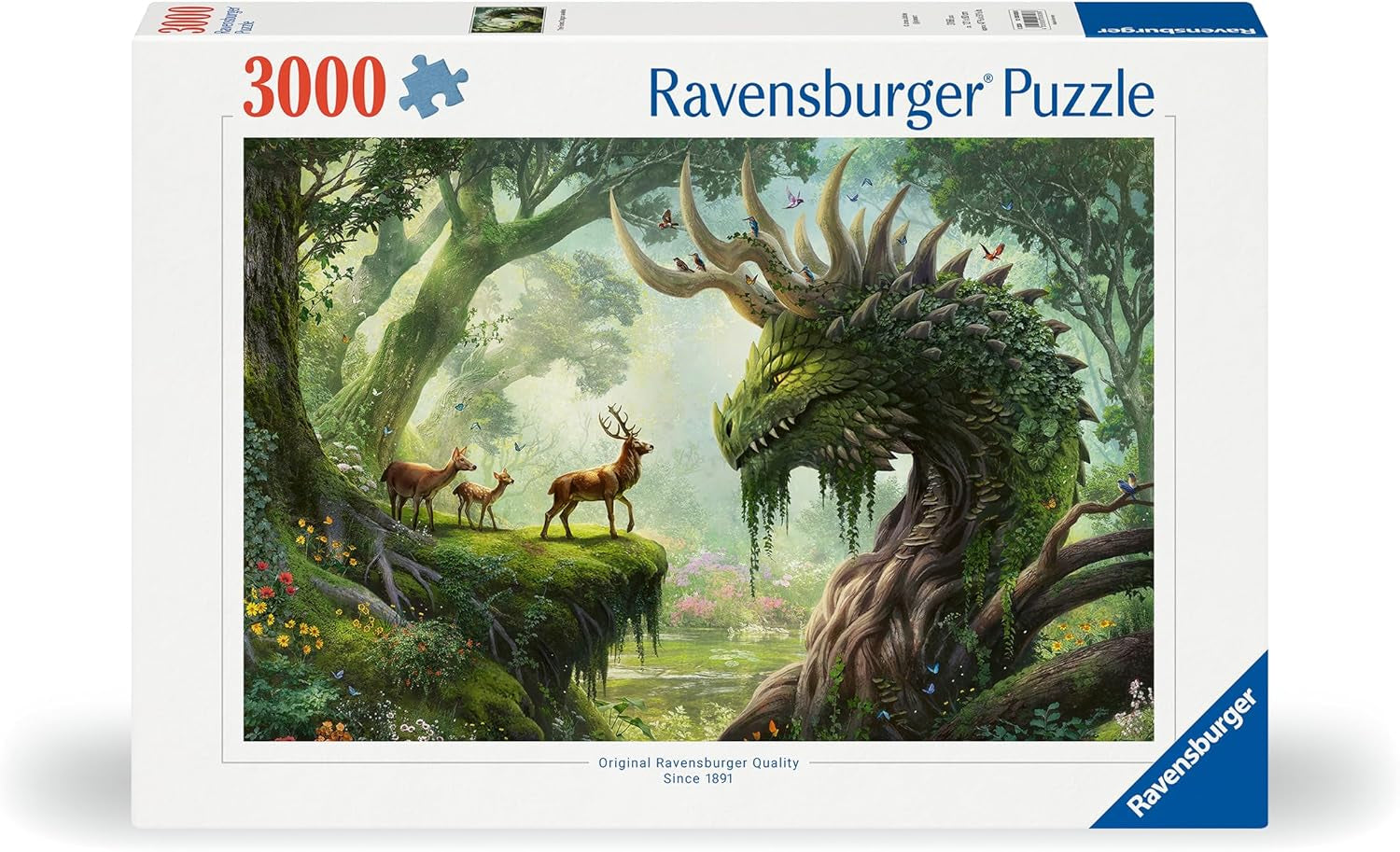 Ravensburger Puzzle 12000808 - The Forest Dragon Awakens - 3000 piece jigsaw puzzle for adults aged 14+ Puzzle Naty Shop