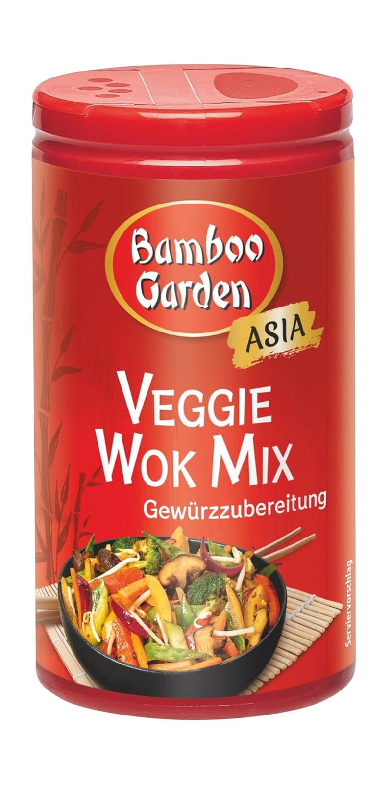 Bambusová zahrada - Veggie Wok Mix Würzmischung | Vegan, přírodní ingredience | 40 g v dávce