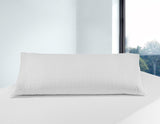 Savel, antistresový polštář s dvojitým povlakem, střední tvrdost, 105 X 40 Cm Naty Shop standardní polštáře Bílá 40X105Cm