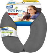 Cloudz Microbead Travel Polštář na krk, šedé Naty Shop Travel Polštáře Výchozí název