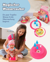 BABY Born Emma - panenka 43 cm - 10 funkcí včetně příslušenství a matrace - Plně funguje bez baterií - Vhodné pro děti od 3 let