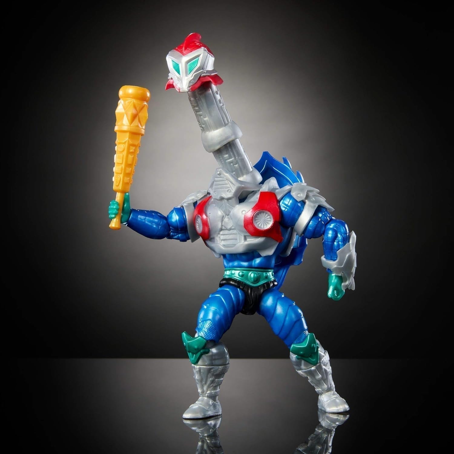 Masters of the Universe Origins Turtles of Grayskull Mekaneck Reptile Wars Pohyblivá akční figurka, Teenage Mutant Ninja a MOTU Crossover Hero Toy, JBN00, [Multicolor] Akční figurky Naty Shop
