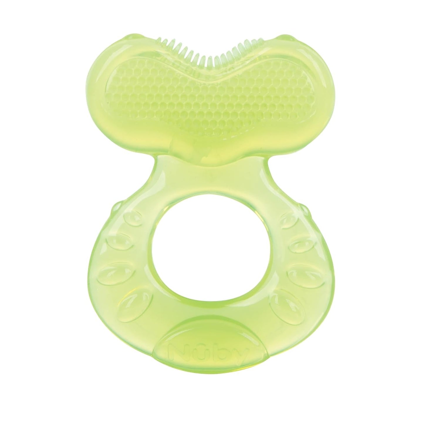 Nuby - 3stupňové kousací kroužky - 3 kousací kroužky pro stimulaci dásní a úlevu od bolesti prořezávání - Hračka na kousání pro miminka - Bez BPA - 3+ měsíce