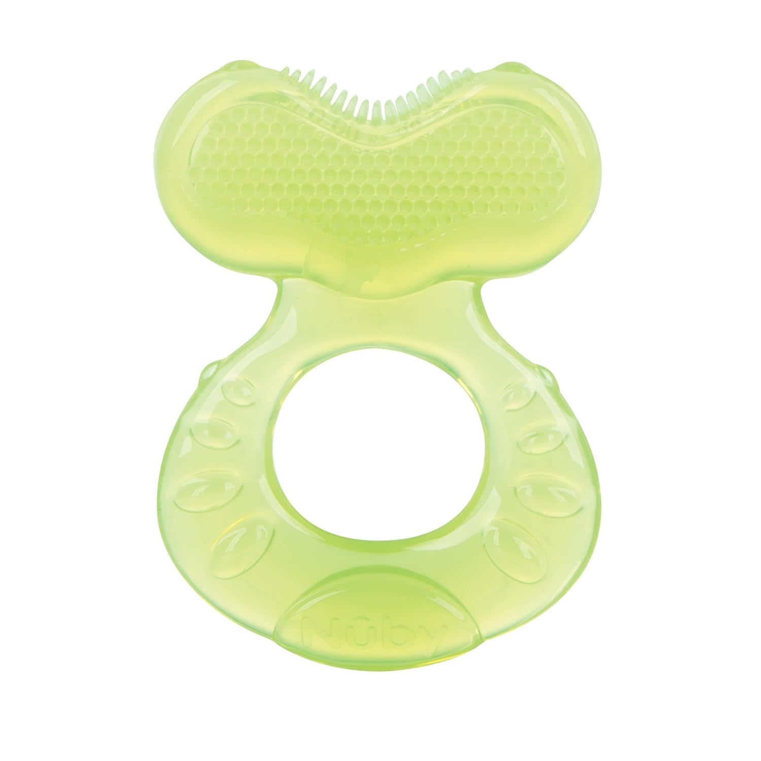Nuby - 3stupňové kousací kroužky - 3 kousací kroužky pro stimulaci dásní a úlevu od bolesti prořezávání - Hračka na kousání pro miminka - Bez BPA - 3+ měsíce