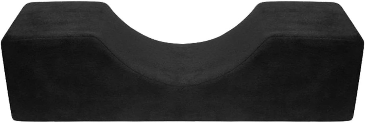 Polštář na řasy Deciniee U Shape: Ergonomický polštář na krk Polštář na řasy - Flanel Polštář Polštář na prodloužení řas pro domácí kosmetický salon Krční ortopedické polštáře Naty Shop Black
