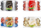 Vejce LINDOR s čokoládou Lindt | 4 krabice po 450 g | Vejce LINDOR s mléčnou čokoládou rozpouštějící se v ústech, bílou, tmavou a oříškovou náplní | Velikonoční čokoláda | Čokoládový dárek | Velikonoční vajíčka | Čokoládová vajíčka