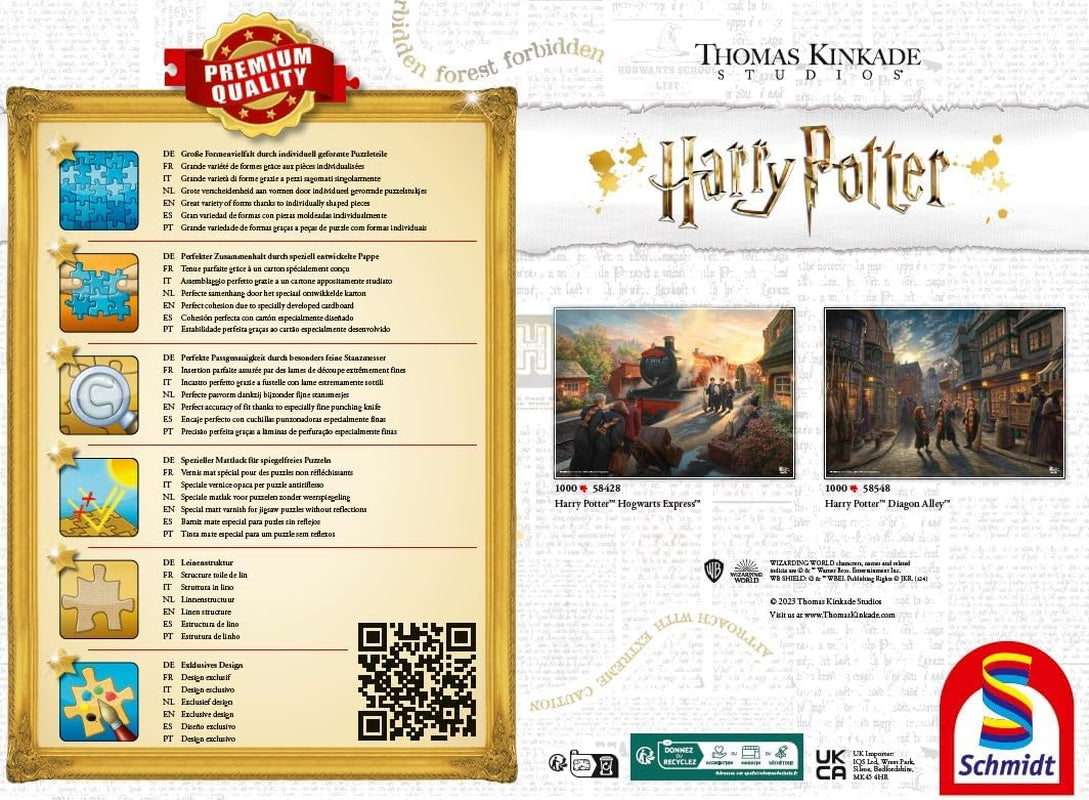 Kouzelnický svět Harry Potter Bradavické expresní puzzle Naty Shop