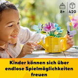 LEGO Creator 3v1 sada kropení květin, dekorace do dětského pokoje, Postavte si zavlažovač s kyticí květin, gumovými holínkami nebo 2 ptáčky, kreativní dárek pro dívky a chlapce 8 let 31149 Stavebnice Besuche den LEGO-Store