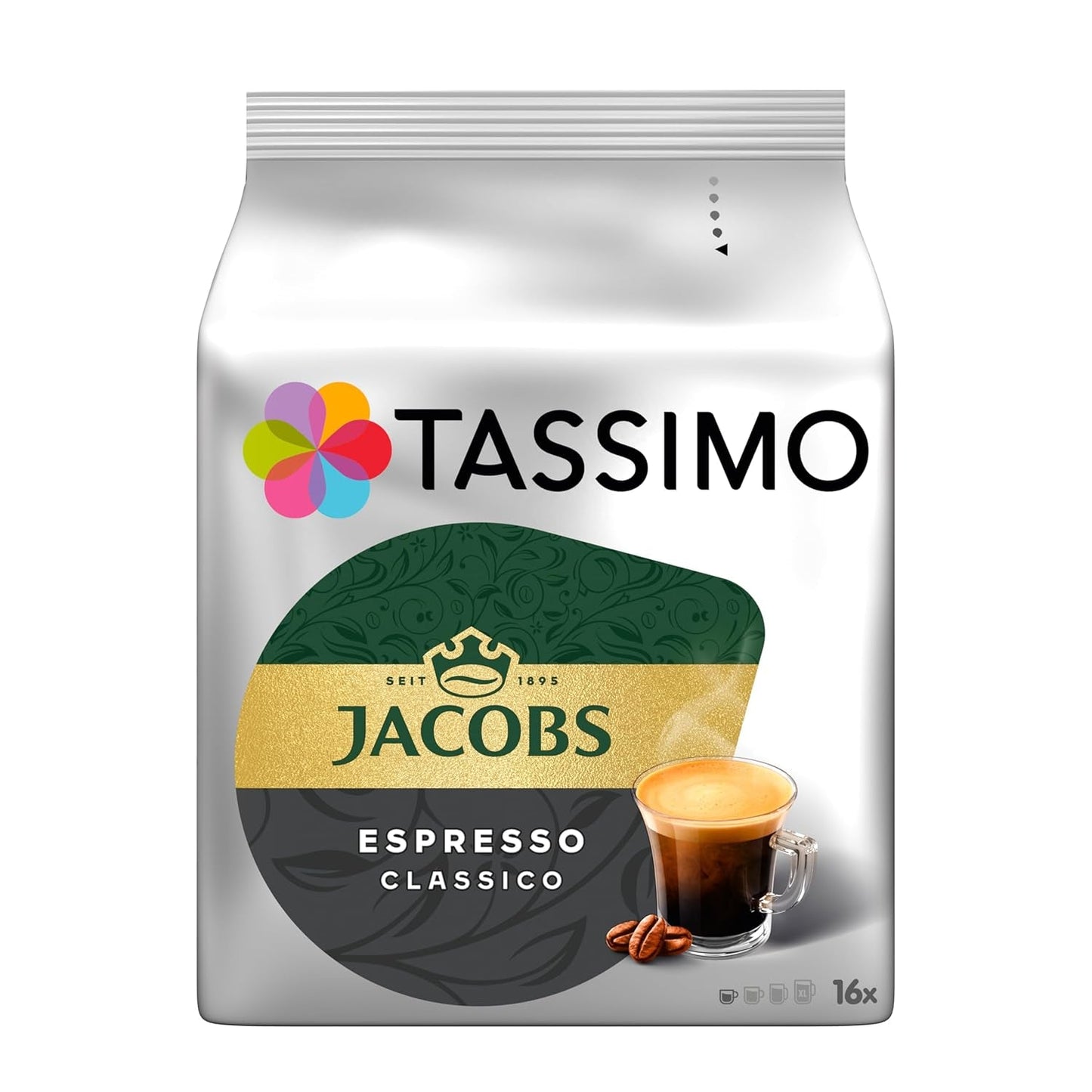 Tassimo Kapseln Jacobs Espresso Classico, 5 x 16 padů, 80 kafékapseln