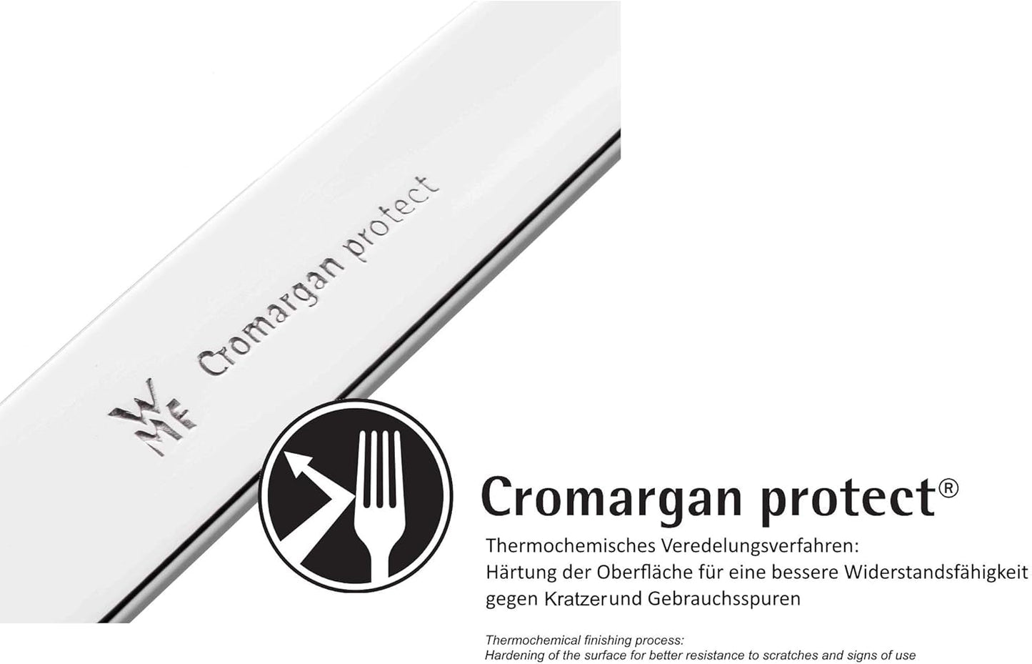 WMF Corvo Besteck Set 12 osob, 66 částí, 60 částí Mit Servierbesteck, Hohlheftmesser, Cromargan Protect Mattiert, Kratzbeständig, Spülmaschinenfest Kitchen Naty Shop