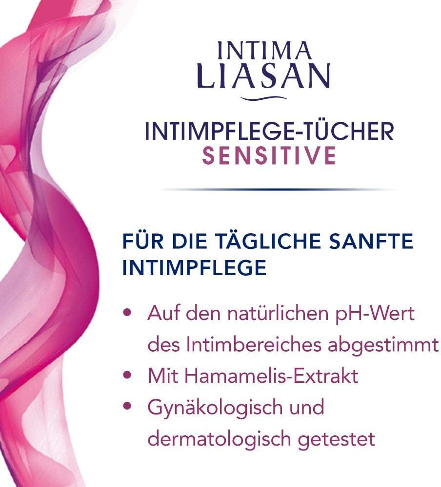 Intima Liasan Sagrotan Sensitive intimní hygienické vložky, bez mýdla a alkoholu, 30 kusů