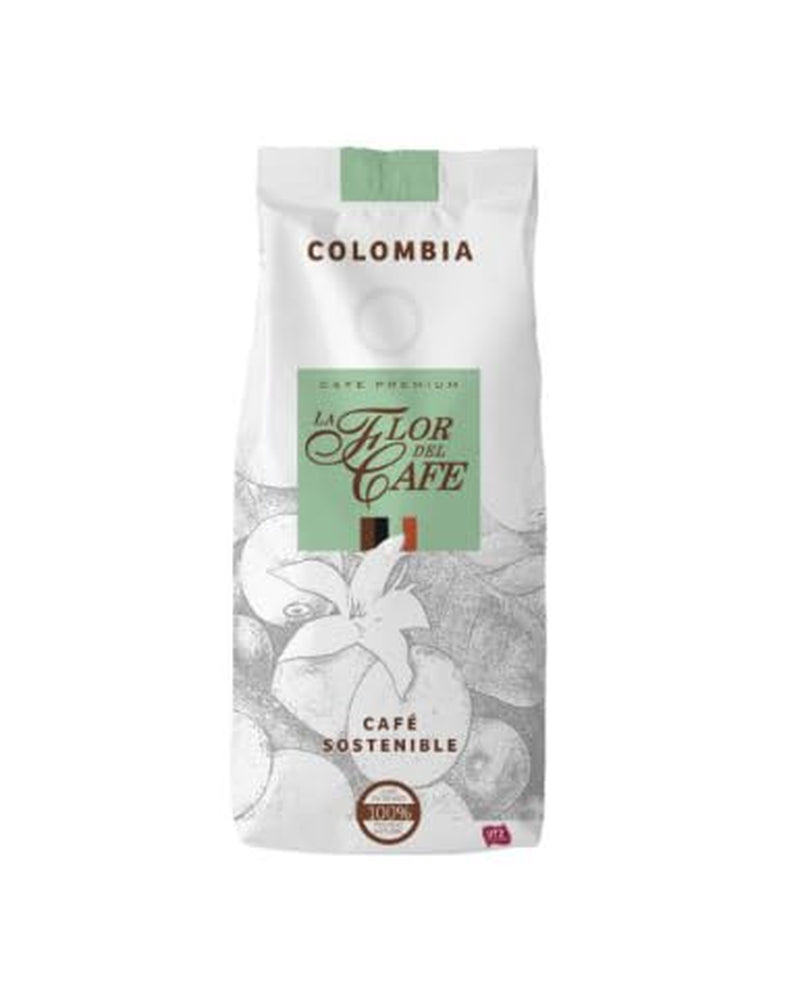 Kolumbijská zrnková káva, 100% Arabica, certifikace UTZ, udržitelné zemědělství, intenzivní aroma, ekonomické balení 10 kusů