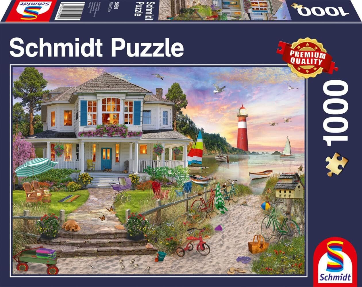 Schmidt Spiele Beach House 1 000 dílků puzzle Naty Shop Výchozí název