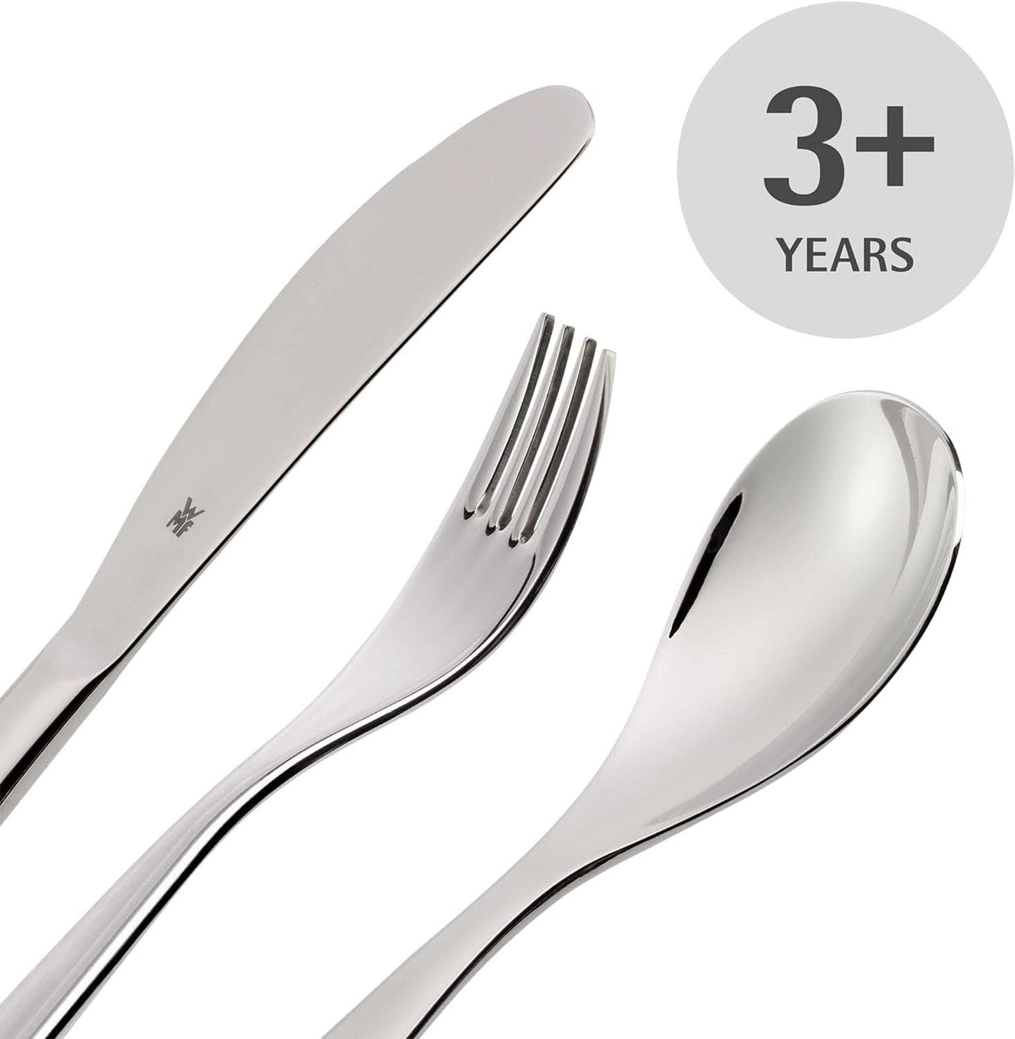 WMF Animals sada nerezových příborů pro děti, 4 kusy, leštěná Cromargan Kitchen Naty Shop
