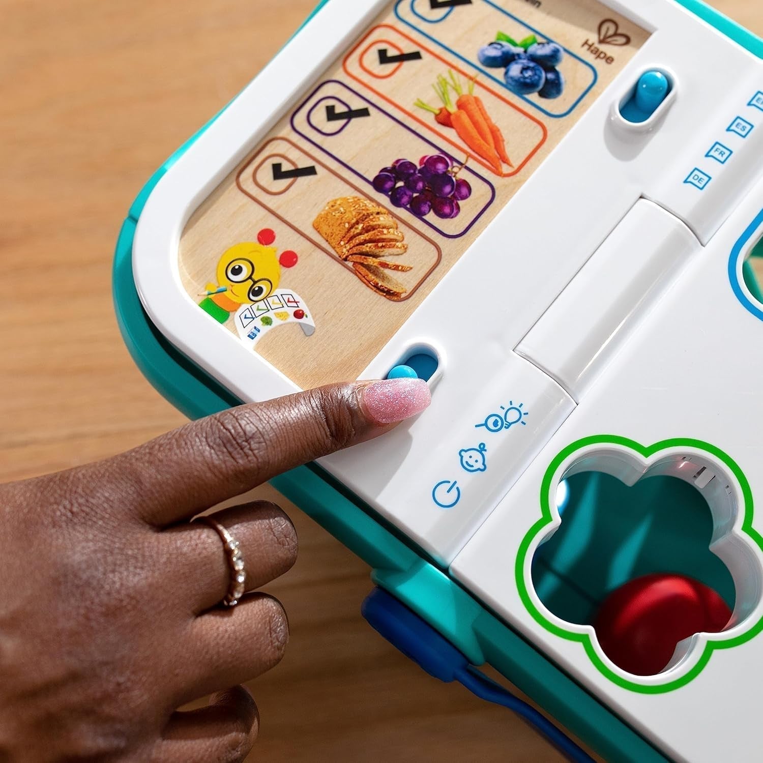 Hračka Baby Einstein + Hape Magic Touch Register Předstírejte, že odhlásíte, se skutečnými zvuky a hudbou, od 9 měsíců a více Bebe Toys Naty Shop