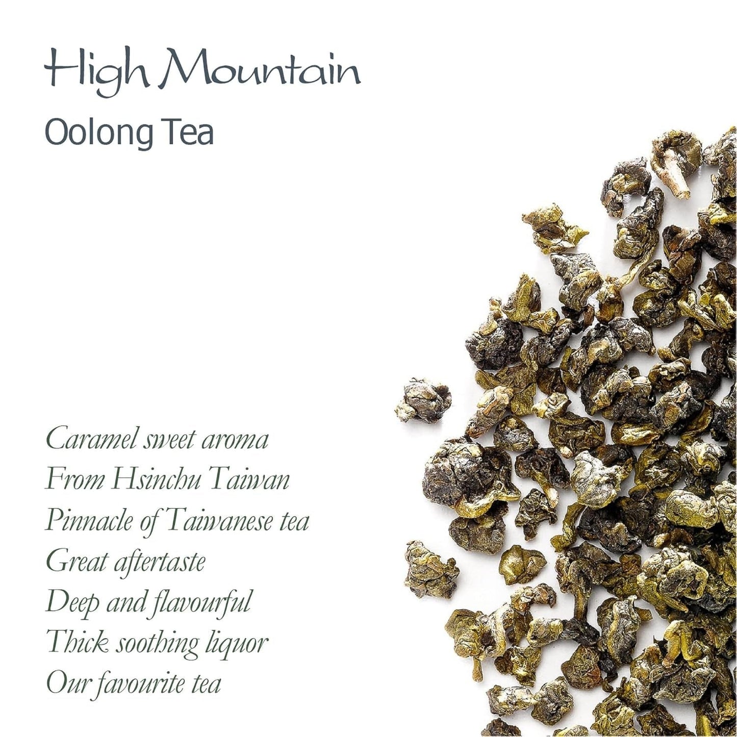 Čaj Tie Guan Yin Oolong - Sypaný čaj Tchajwanská formosa - Tchajwanský čaj Wu Long - Modrý čaj - Čaj Olongh Ti Kuan Yin Olong Čaj Olong Modrý čaj Ti čaj Tieguanyin Čaj Taiwanský čaj