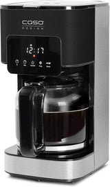 Espresso kávovar CASO Coffee Taste and Style s permanentním filtrem, 1,5 l, optimální teplota spařování 92-96 °C, systém proti odkapávání, optimalizovaná spařovací hlava, nerez, 12 šálků