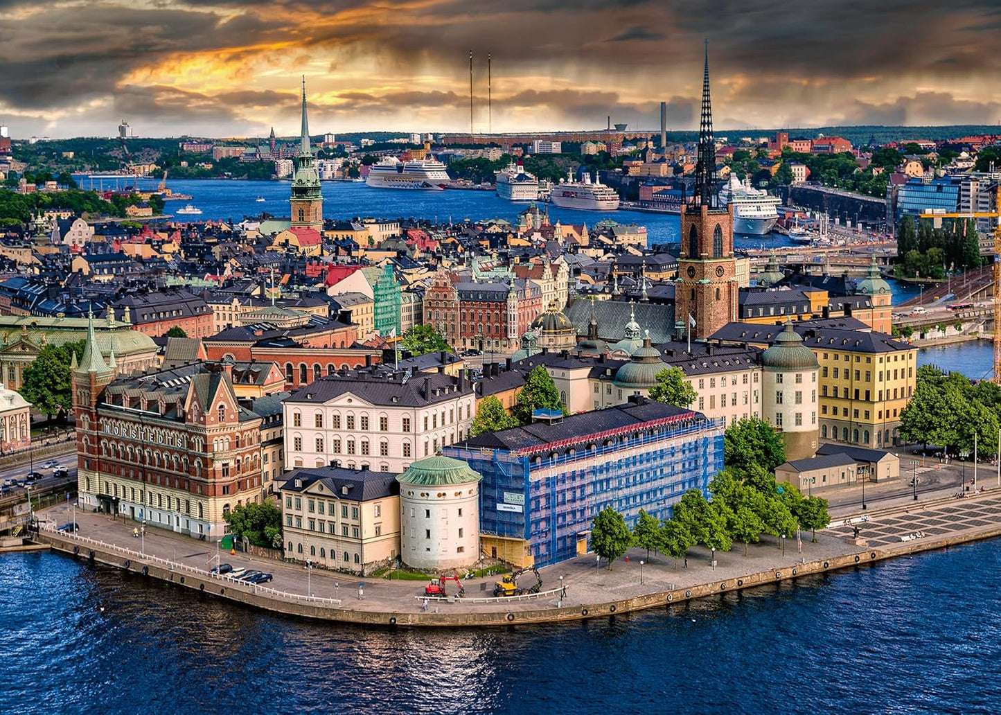 Ravensburger Puzzle Scandinavian Places 12000114 - Stockholm, Švédsko - 1000dílné puzzle pro dospělé a děti starší 14 let Puzzle Naty Shop Nový design