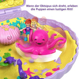 Kapesní úložný box Polly Taška mušle se 2 panenkami a 1 ponorkou Polly Kapesní hračka Mořská panna Věk 4+ GNH11