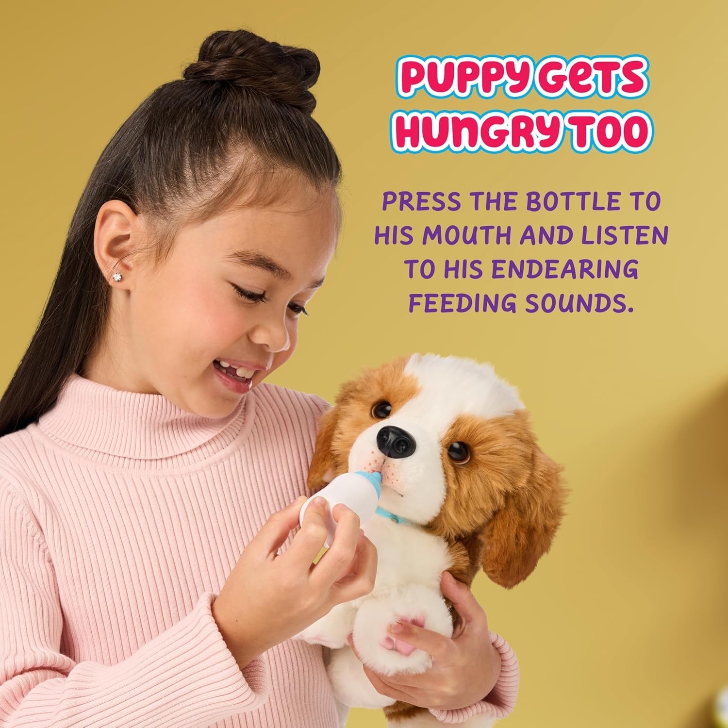 Little Live Pets My Really Real Puppy – Patches; Interaktivní štěně; přes 60 zvuků/reakcí; realistický vzhled; 1 ze 72 variant; hrací set s taškou na přenášení; baterie jsou součástí balení; věk 5+
