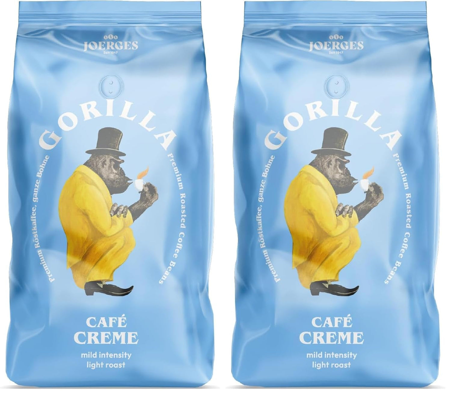 Gorilla Café Creme, 1 kg (balení 2 ks)