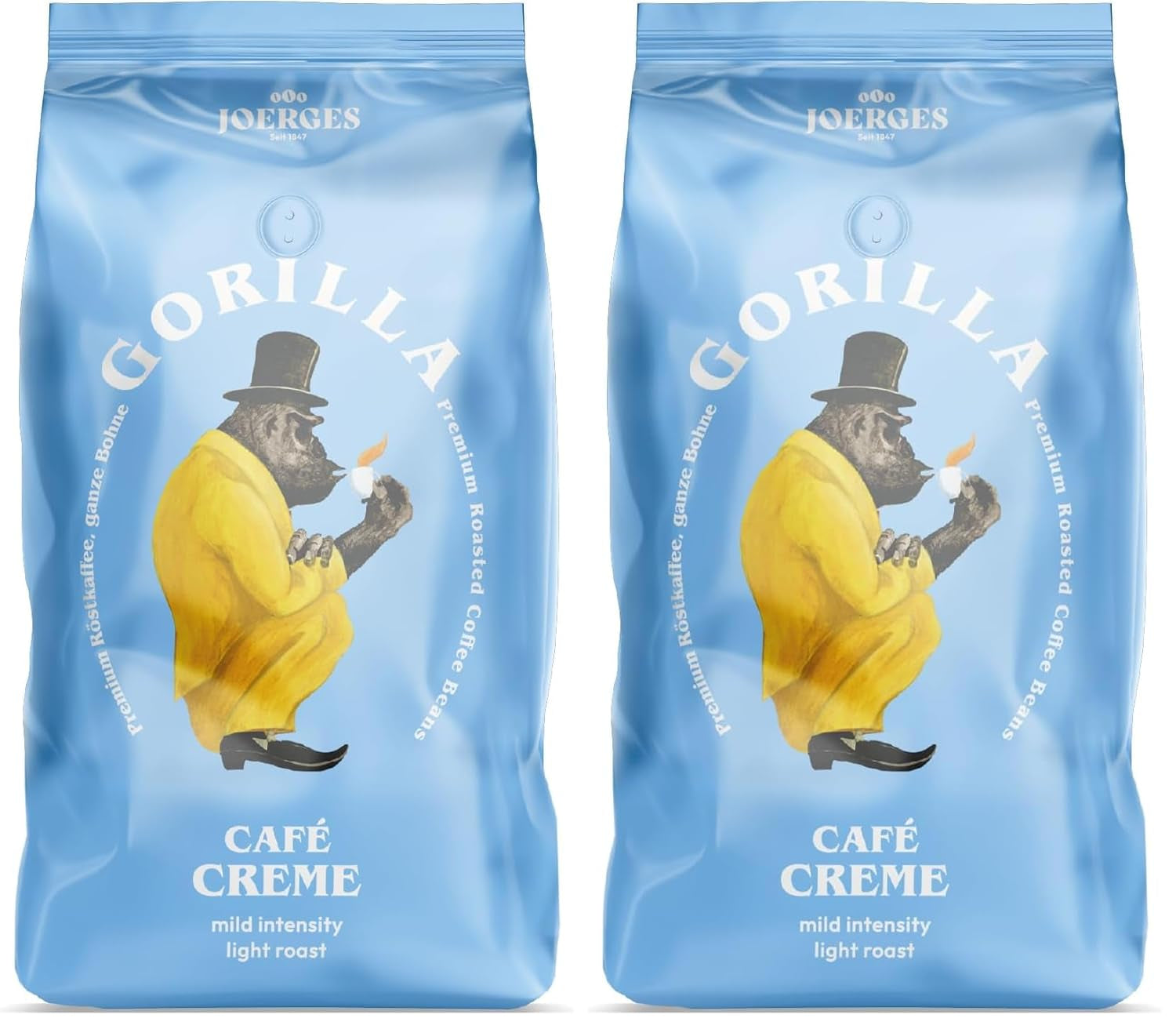 Gorilla Café Creme, 1 kg (balení 2 ks)